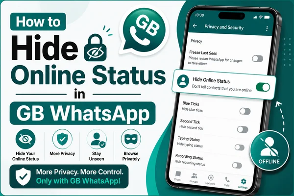 How to Hide Online Status in GB WhatsApp