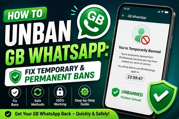 How to Unban GB WhatsApp: Fix Temporary & Permanent Bans